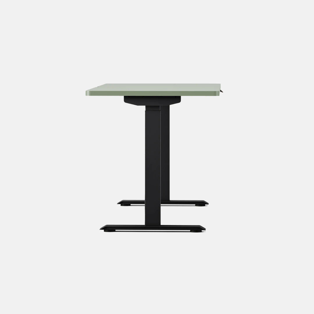 Top Color:Sage; Leg Color:Black; Desk Size:58 inches x 27 inches;