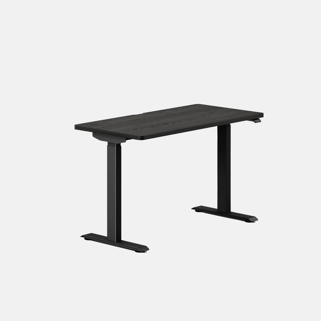 Top Color:Black Oak; Leg Color:Black; Desk Size:48 inches x 24 inches;