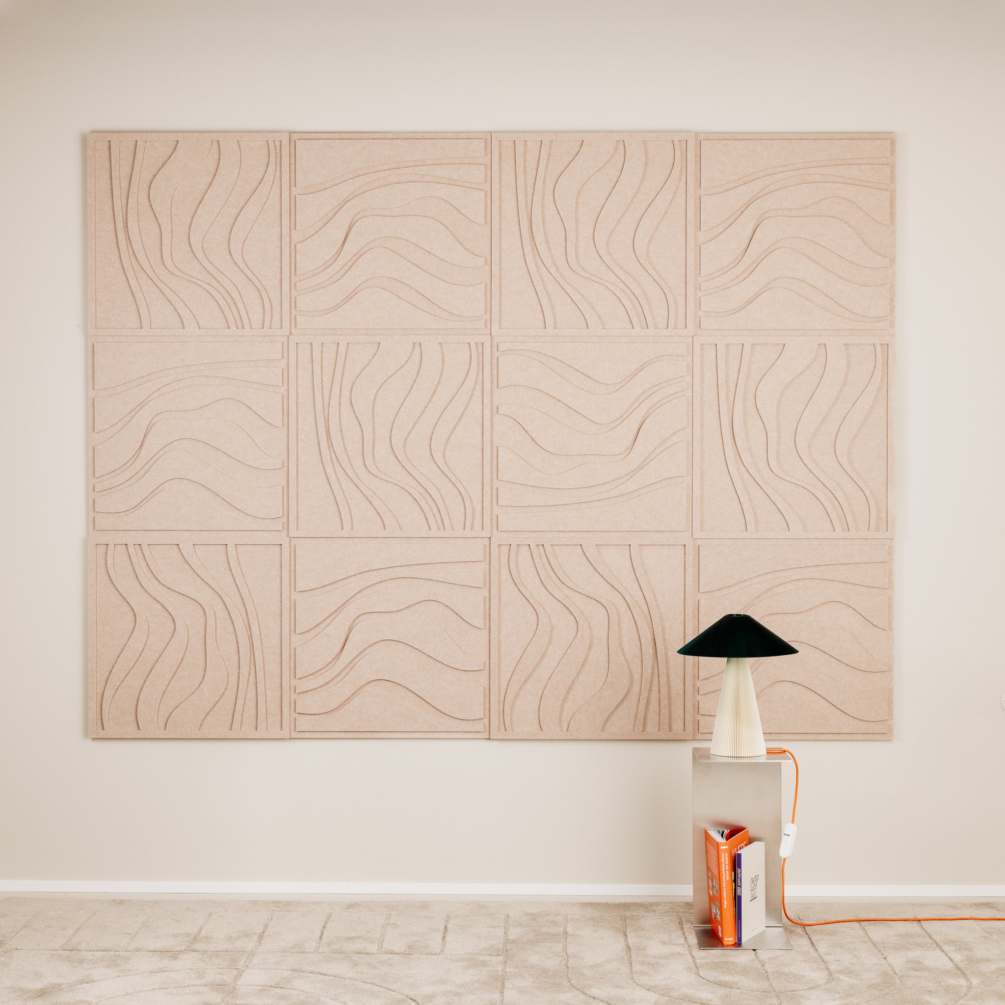Color:Sand Beige; Size:Set of 12;