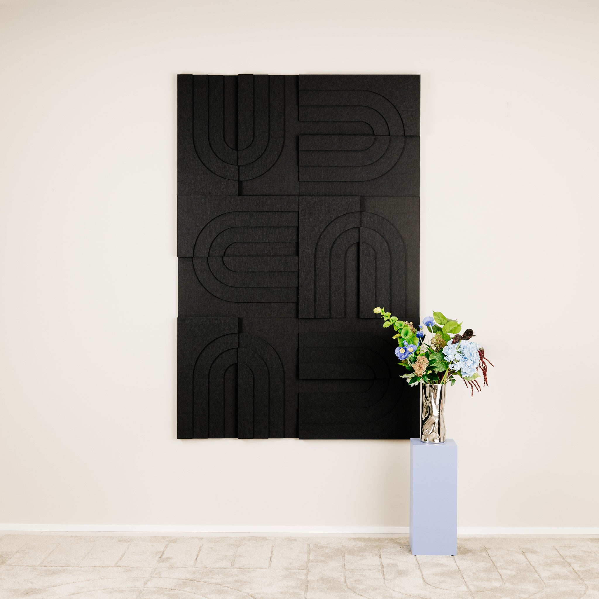 Color:Night Black; Size:Set of 6;