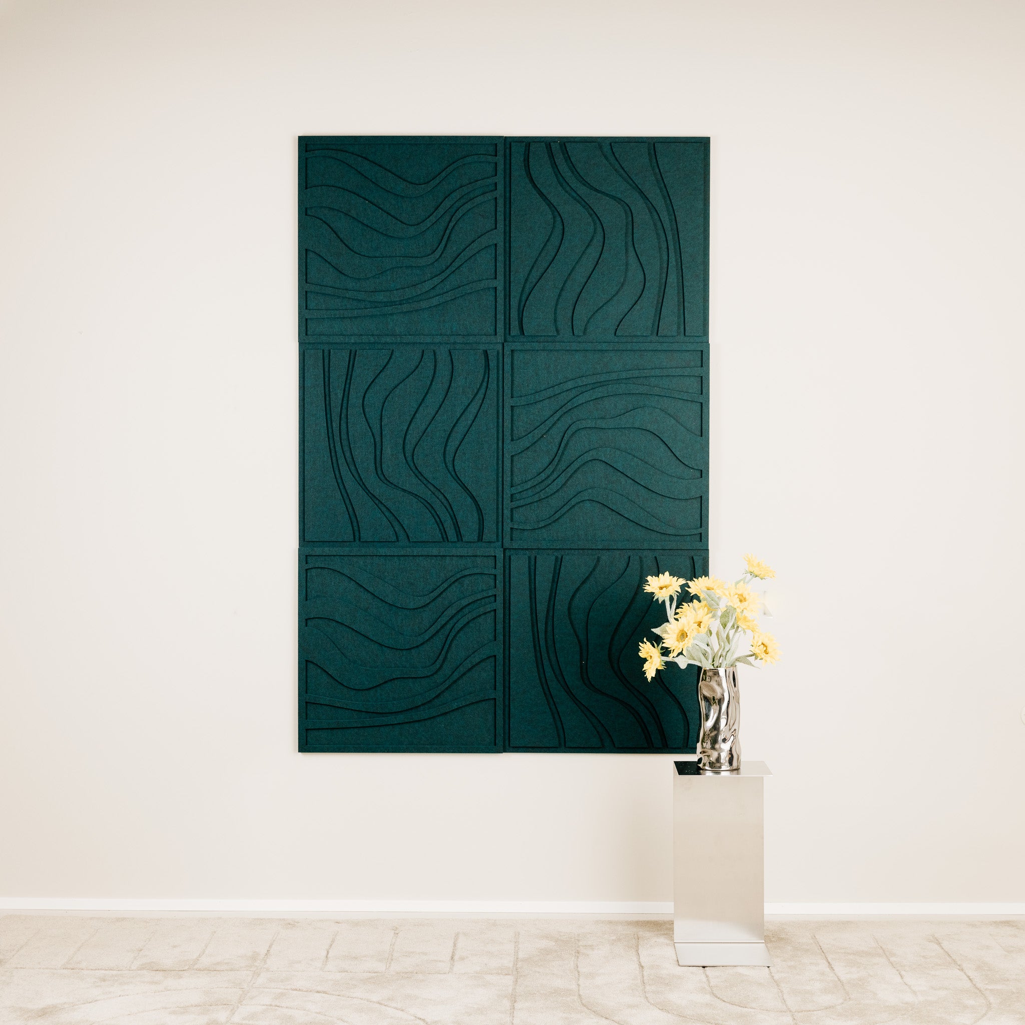 Color:Petroleum Green; Size:Set of 6;