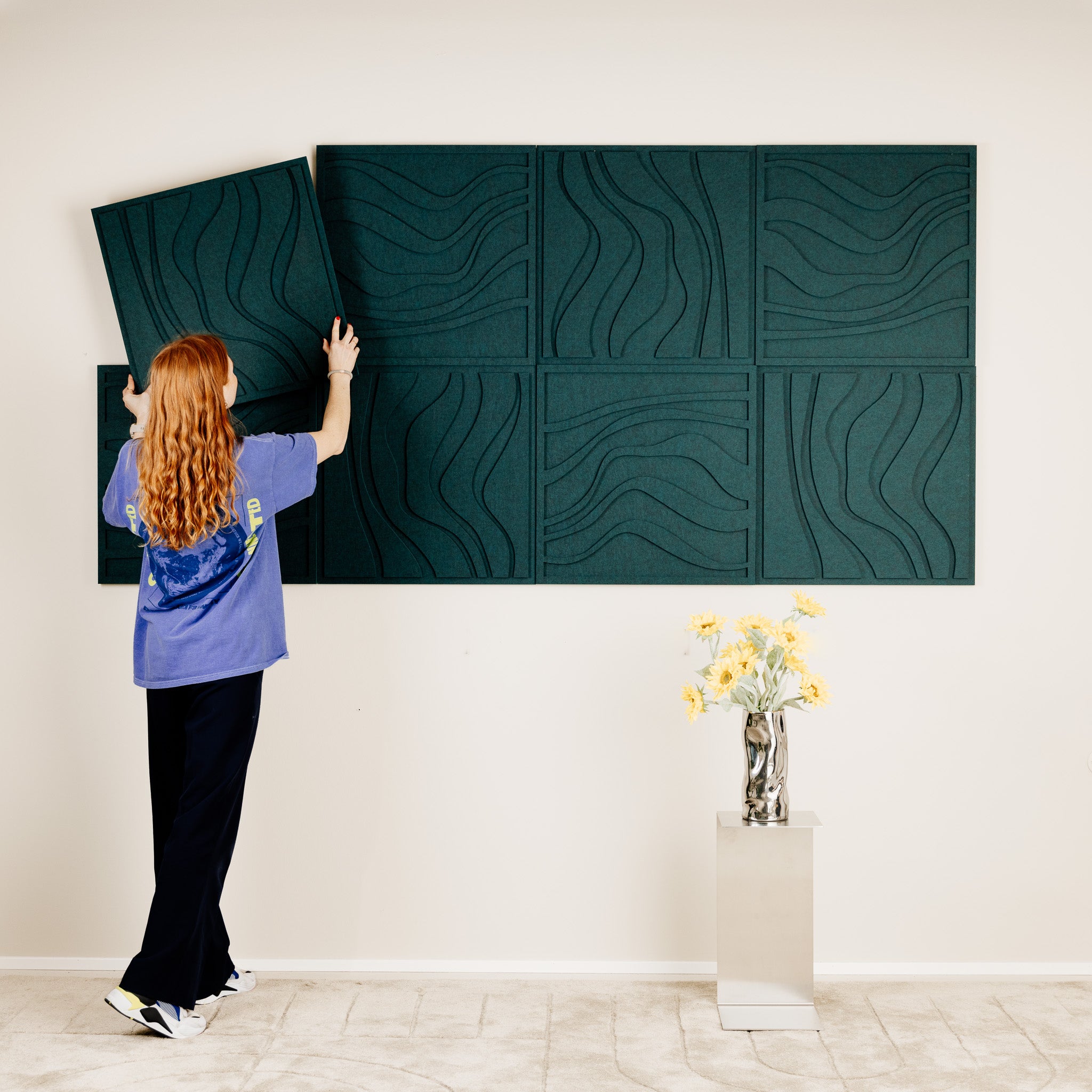Color:Petroleum Green; Size:Set of 8;