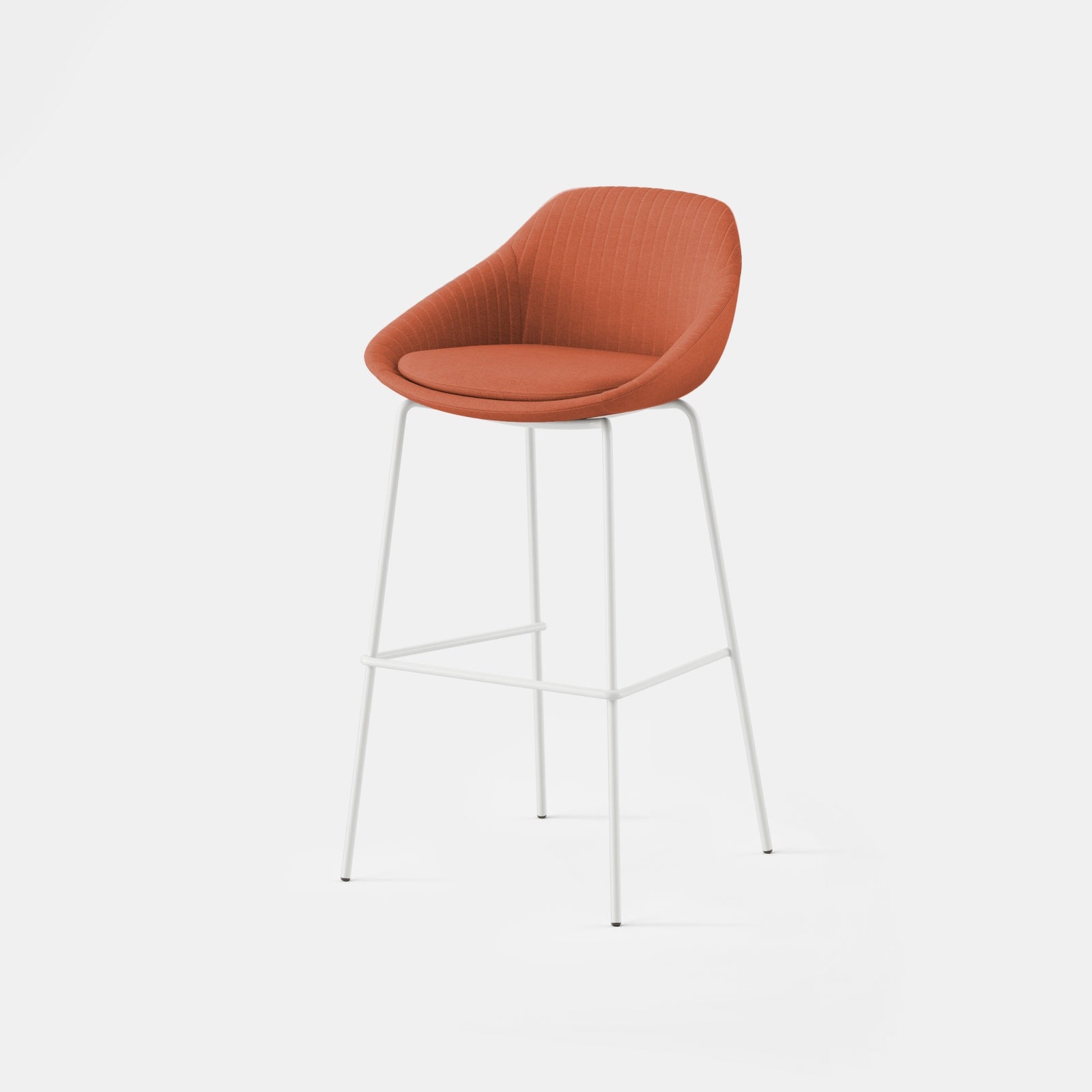 Seat Color:Burnt Orange; Height:Bar Height; Condition:Like New;