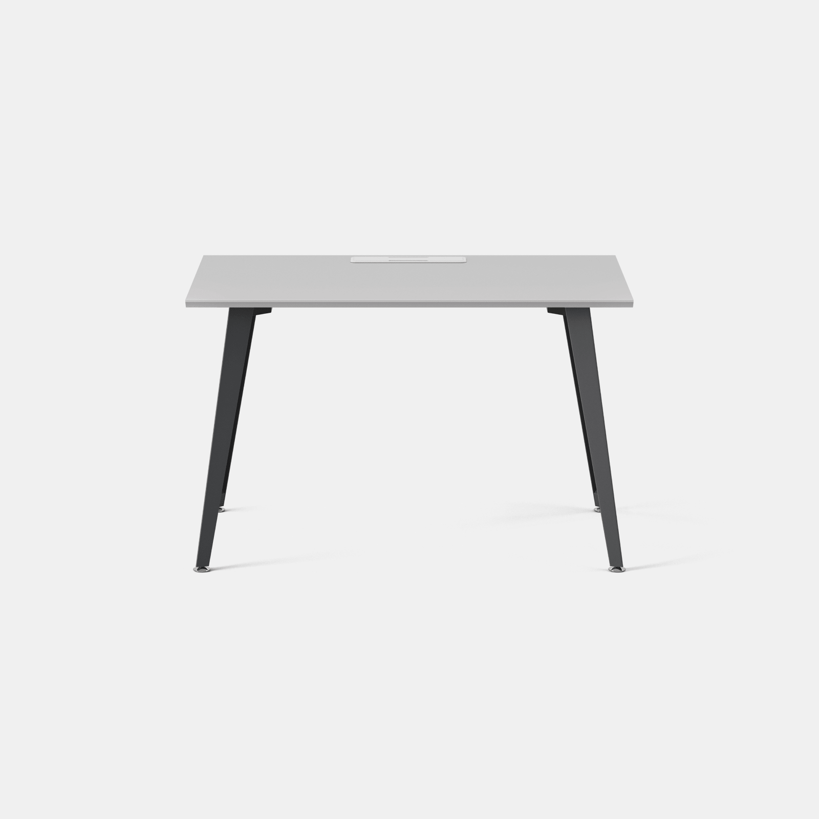 Color:Fog/Charcoal; Desk Size:48 inches x 24 inches; Condition:Like New;