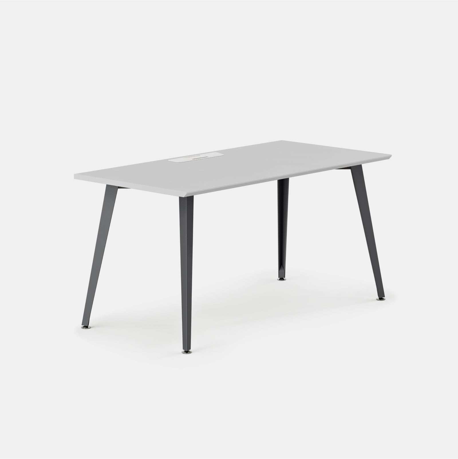 Color:Fog/Charcoal; Desk Size:60 inches x 30 inches; Condition:Like New;