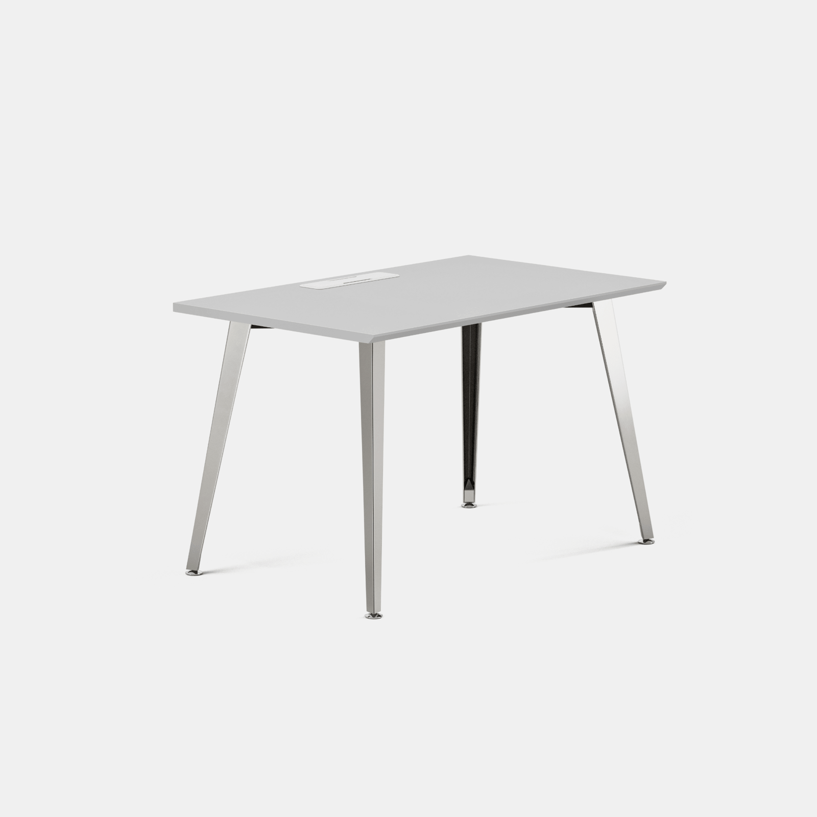 Color:Fog/Mirror; Desk Size:48 inches x 24 inches; Condition:Like New;