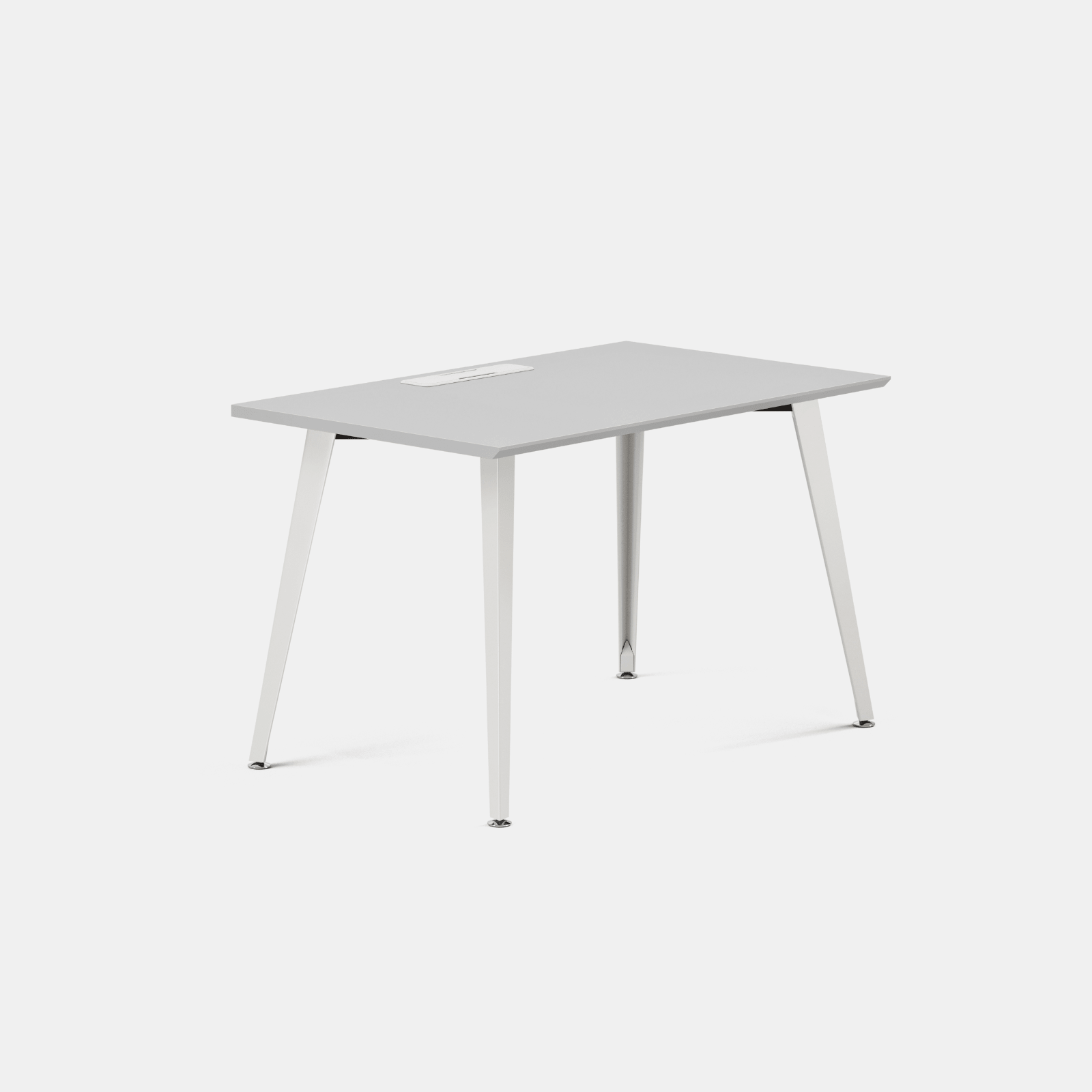 Color:Fog/Powder White; Desk Size:48 inches x 24 inches; Condition:Like New;