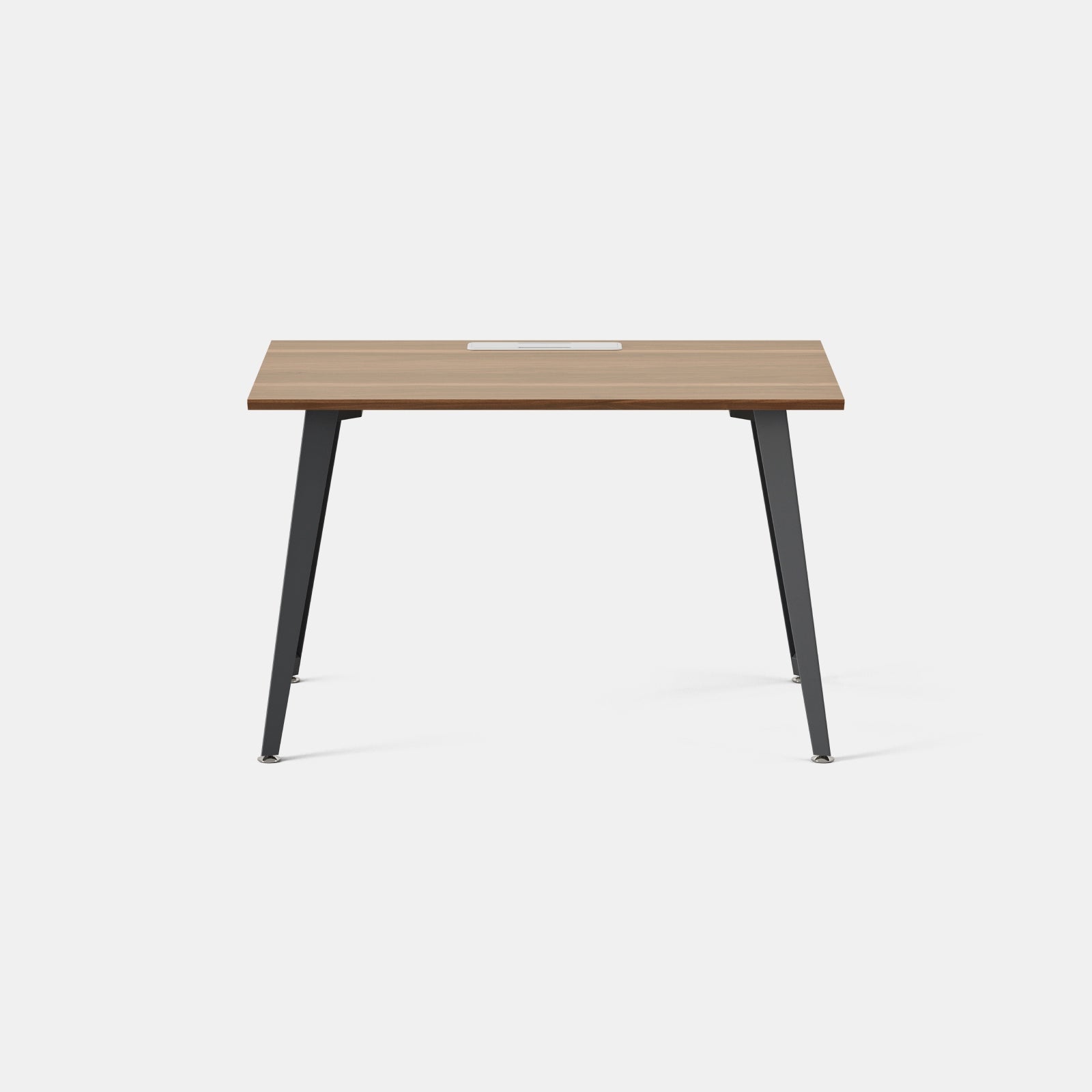 Color:Walnut/Charcoal; Desk Size:48 inches x 24 inches; Condition:Like New;