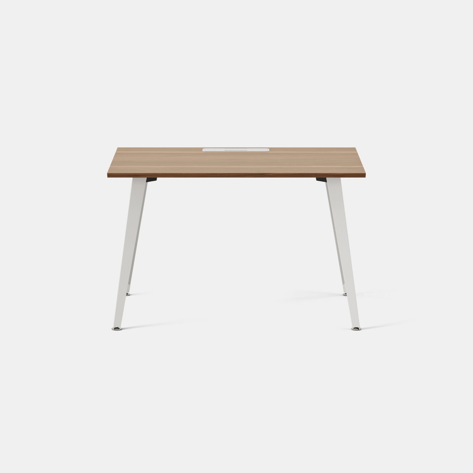 Color:Walnut/Powder White; Desk Size:48 inches x 24 inches; Condition:Like New;