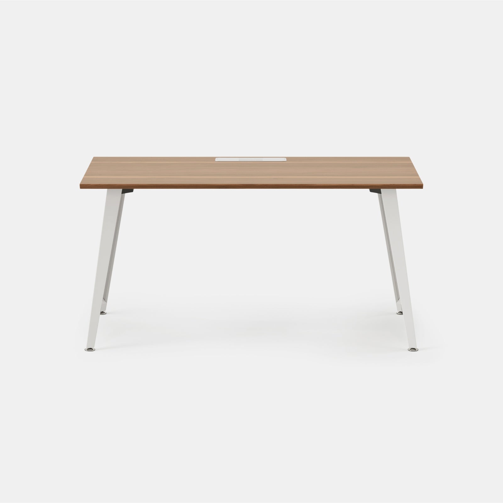 Color:Walnut/Powder White; Desk Size:60 inches x 30 inches; Condition:Like New;