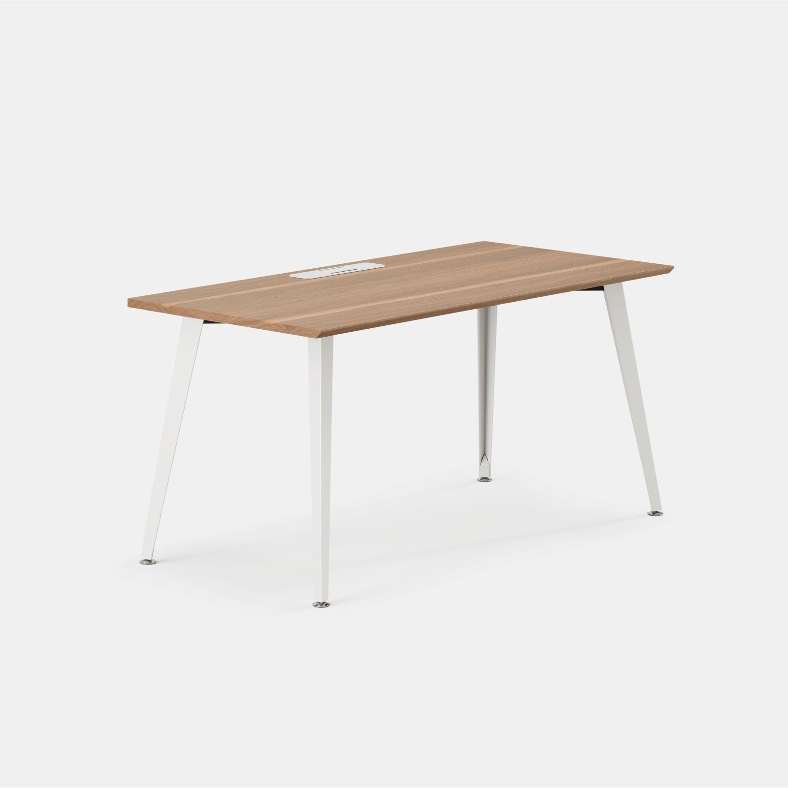 Color:Walnut/Powder White; Desk Size:60 inches x 30 inches; Condition:Like New;