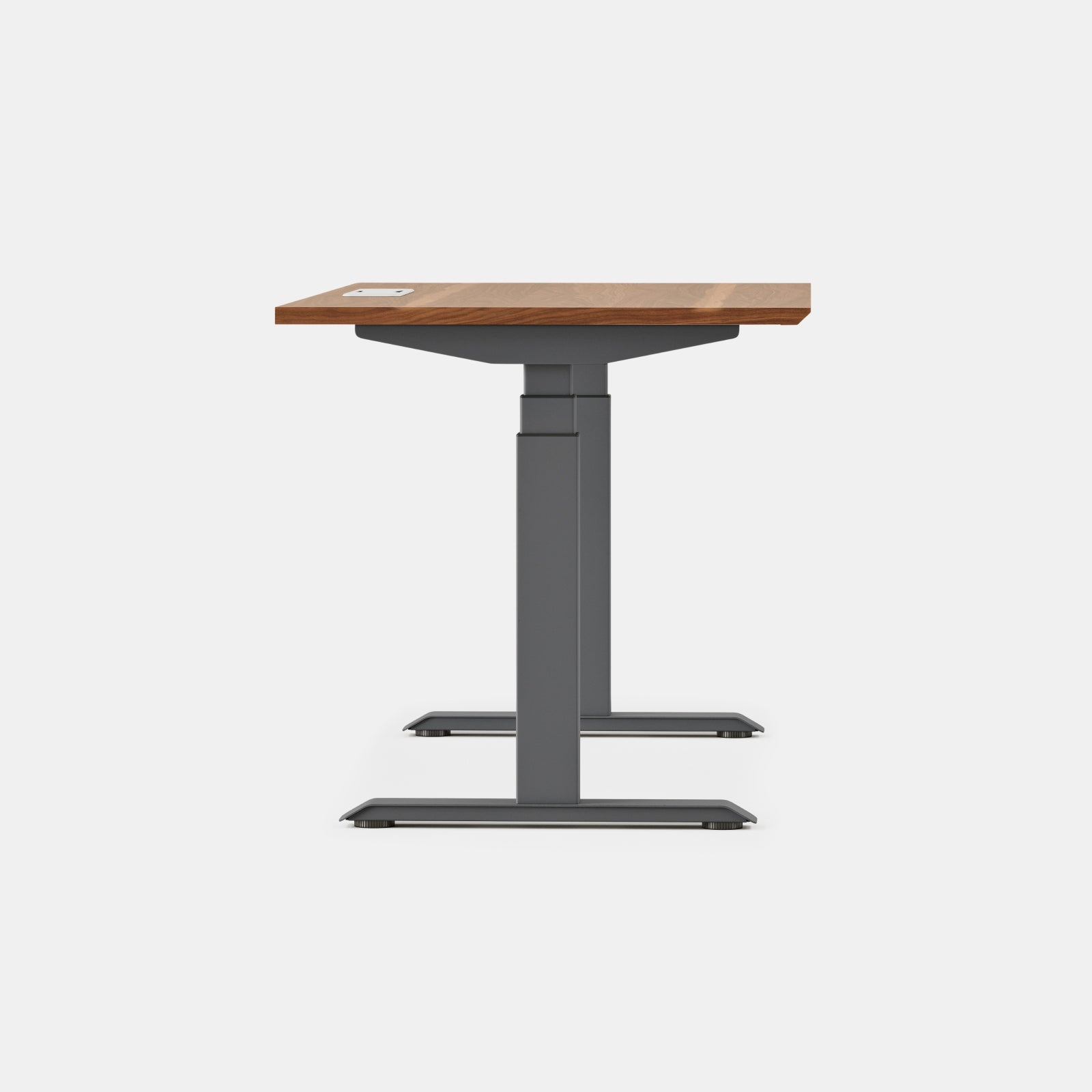 Color:Walnut/Charcoal; Desk Size:60 inches x 30 inches; Condition:Like New;
