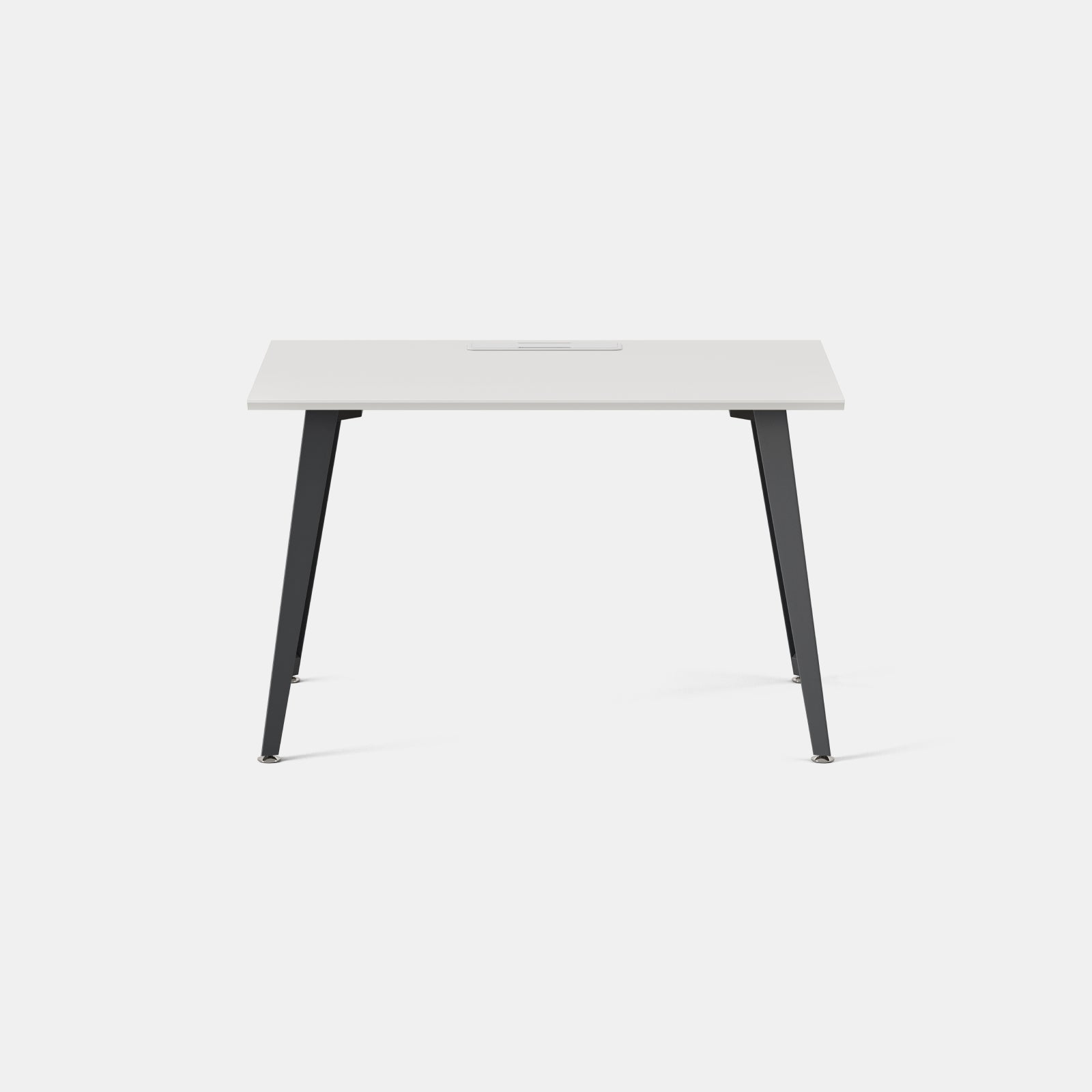 Color:White/Charcoal; Desk Size:48 inches x 24 inches; Condition:Like New;