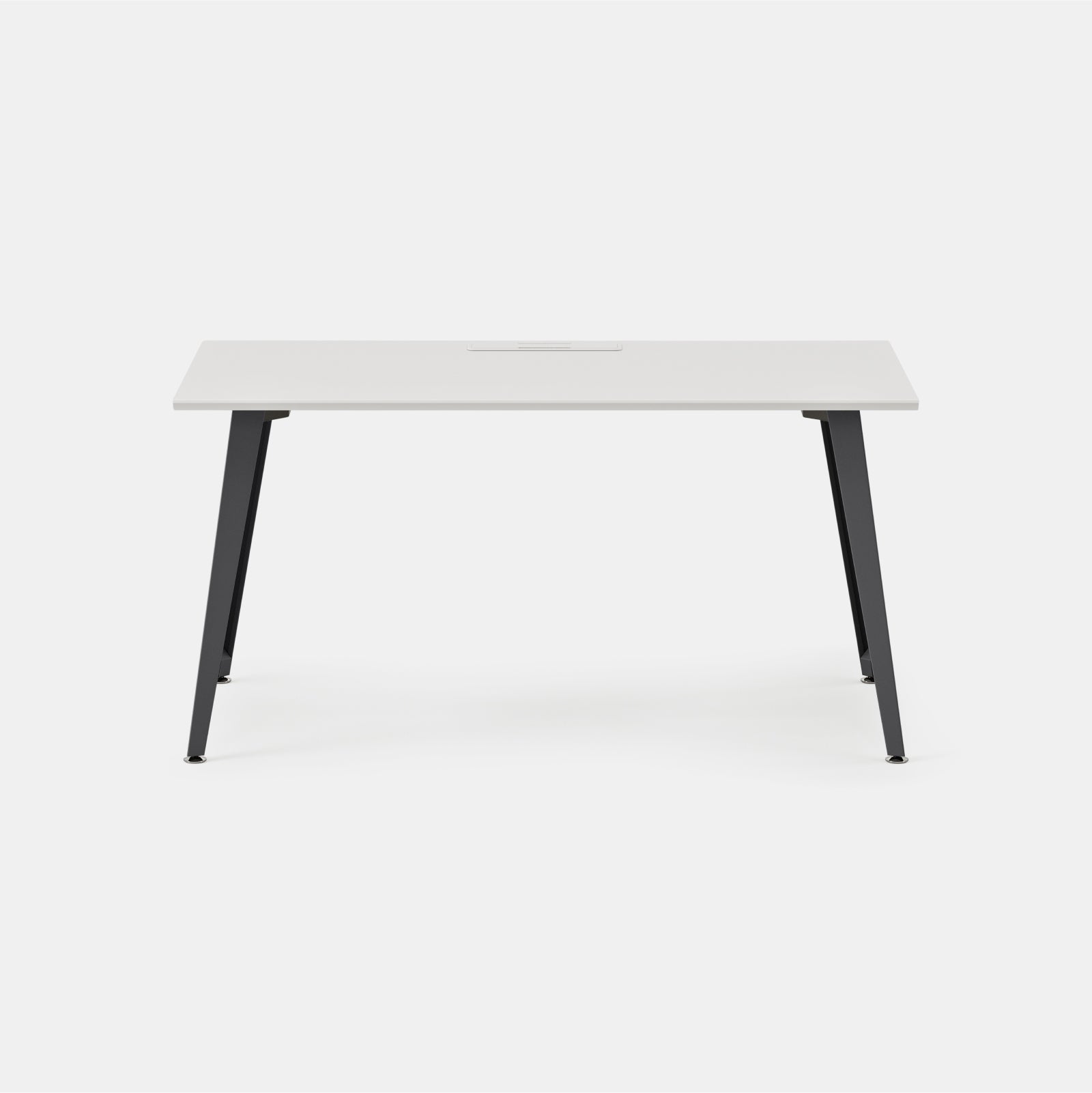 Color:White/Charcoal; Desk Size:60 inches x 30 inches; Condition:Like New;