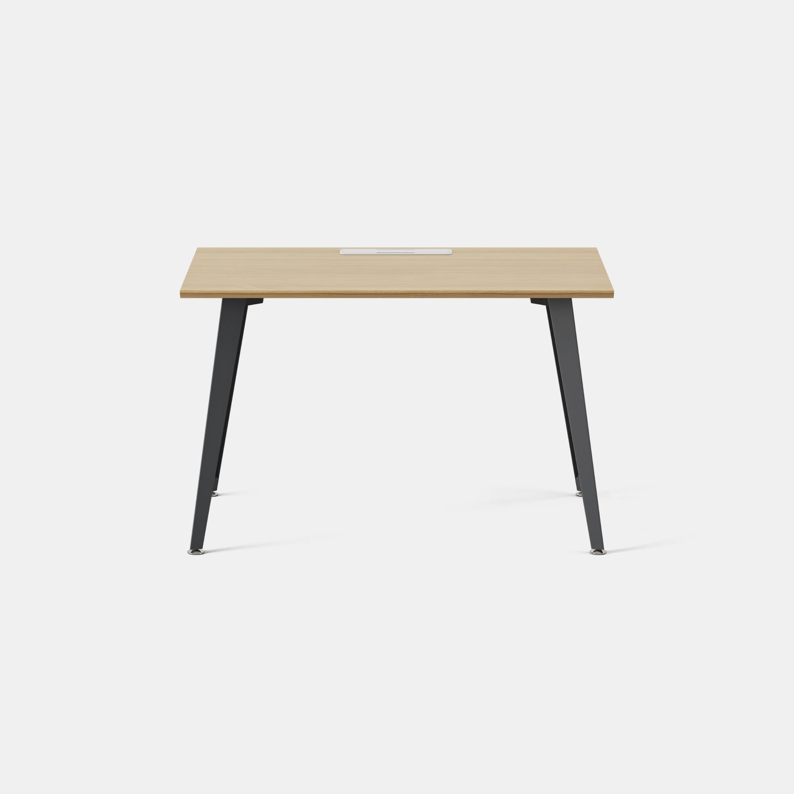 Color:Woodgrain/Charcoal; Desk Size:48 inches x 24 inches; Condition:Like New;