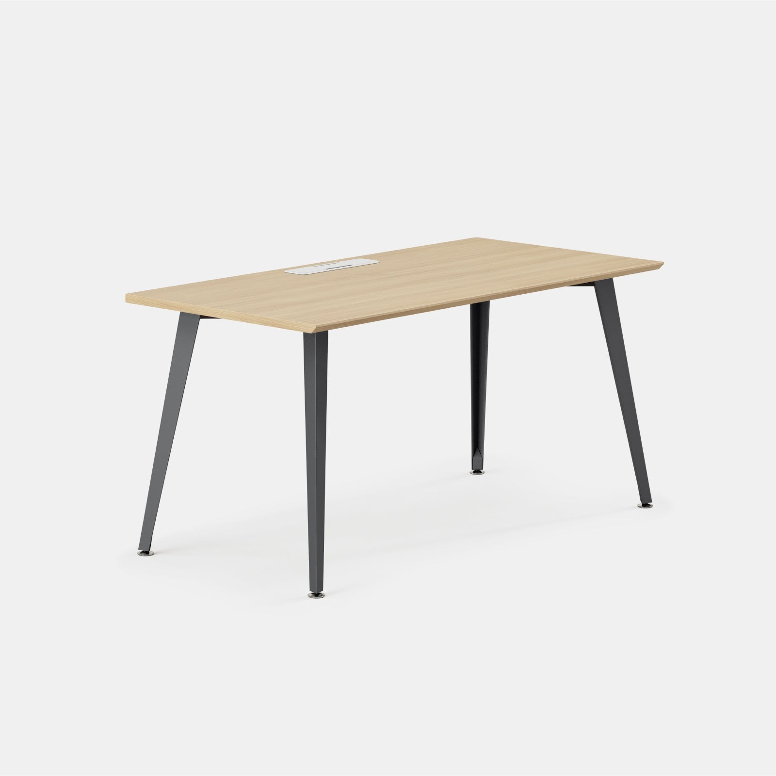 Color:Woodgrain/Charcoal; Desk Size:60 inches x 30 inches; Condition:Like New;