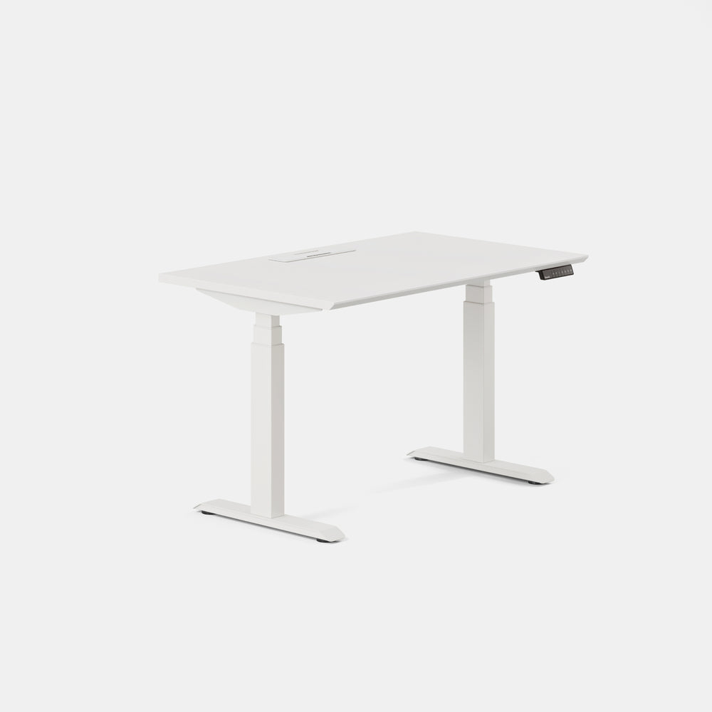 Top Color:White; Leg Color:White; Desk Size:48 inches x 30 inches;