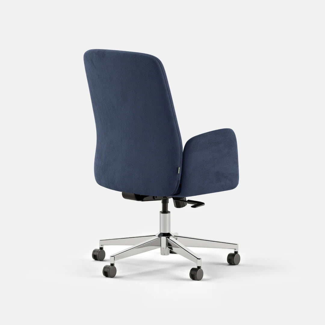 Color:Indigo Velvet; Back:High Back;