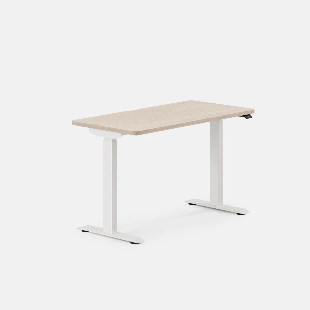 Top Color:Maple; Leg Color:White; Desk Size:48 inches x 24 inches;