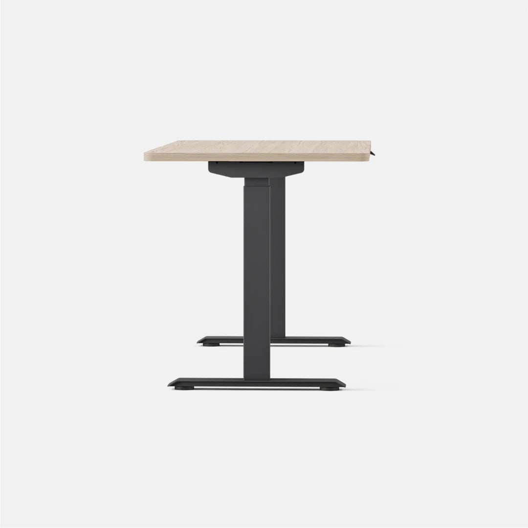 Top Color:Maple; Leg Color:Charcoal; Desk Size:58 inches x 27 inches;