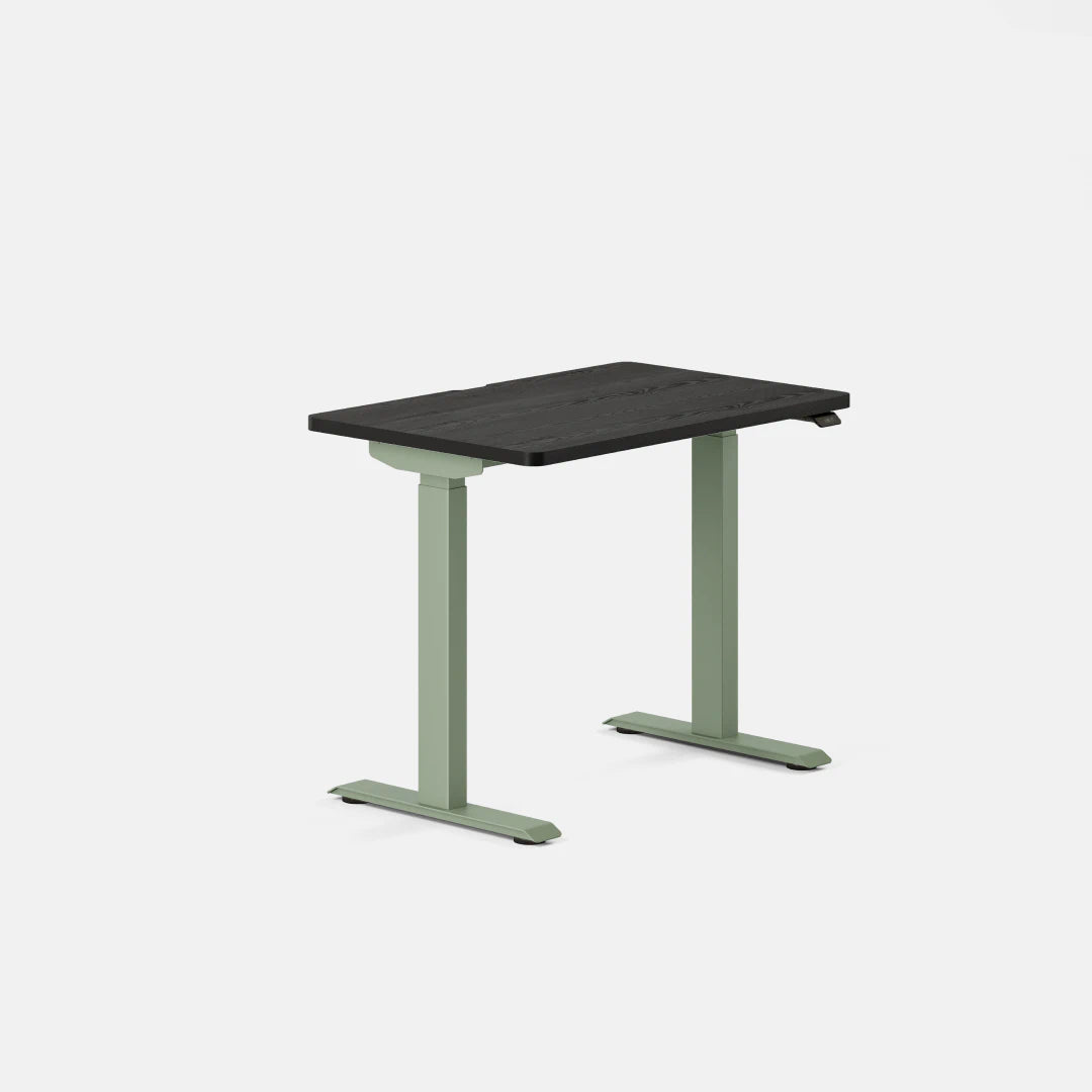 Top Color:Black Oak; Leg Color:Sage; Desk Size:36 inches x 24 inches;