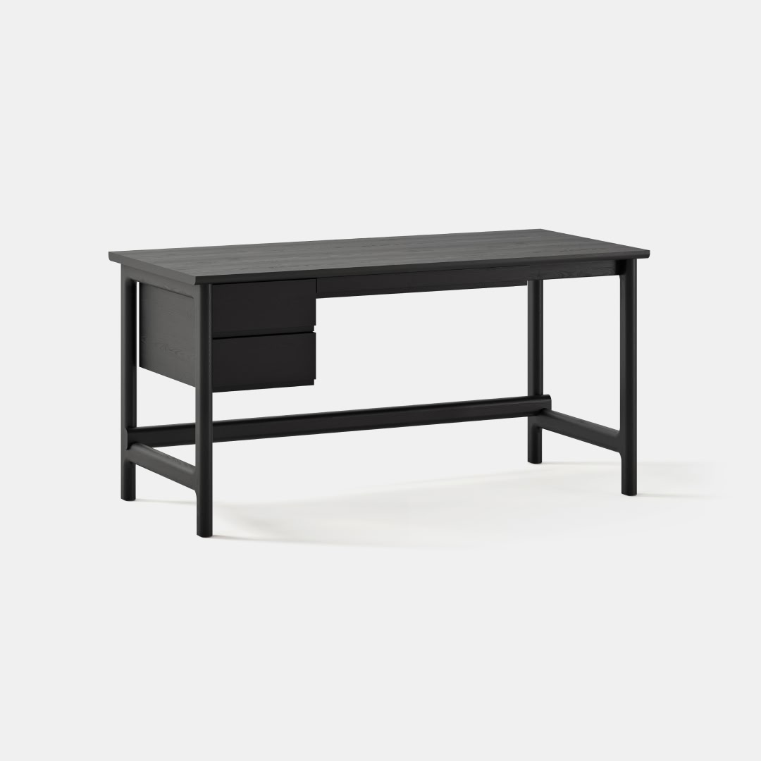 Top Color:Black Ash; Cabinet Drawers: One;