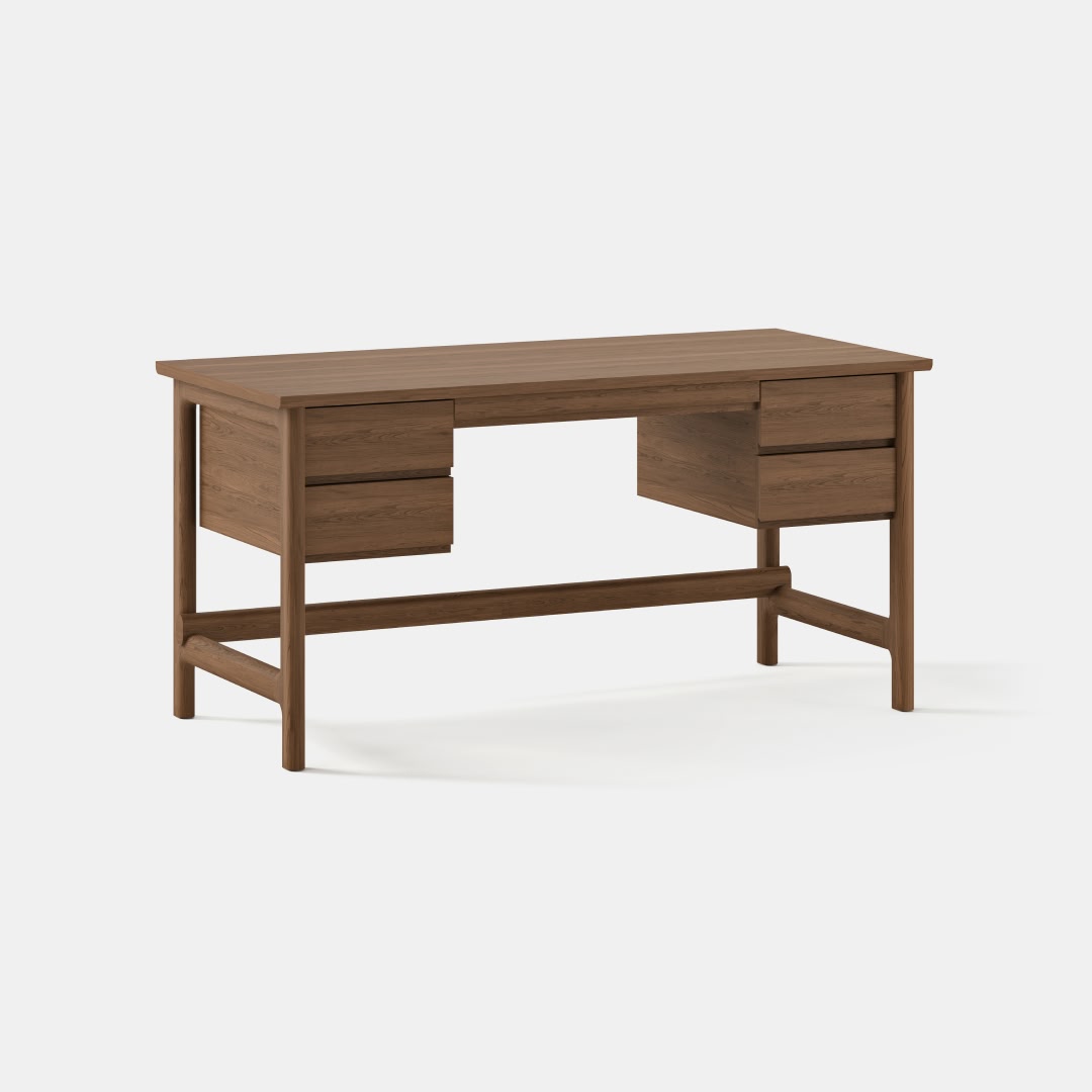 Top Color:Smoked Ash; Cabinet Drawers: Two;
