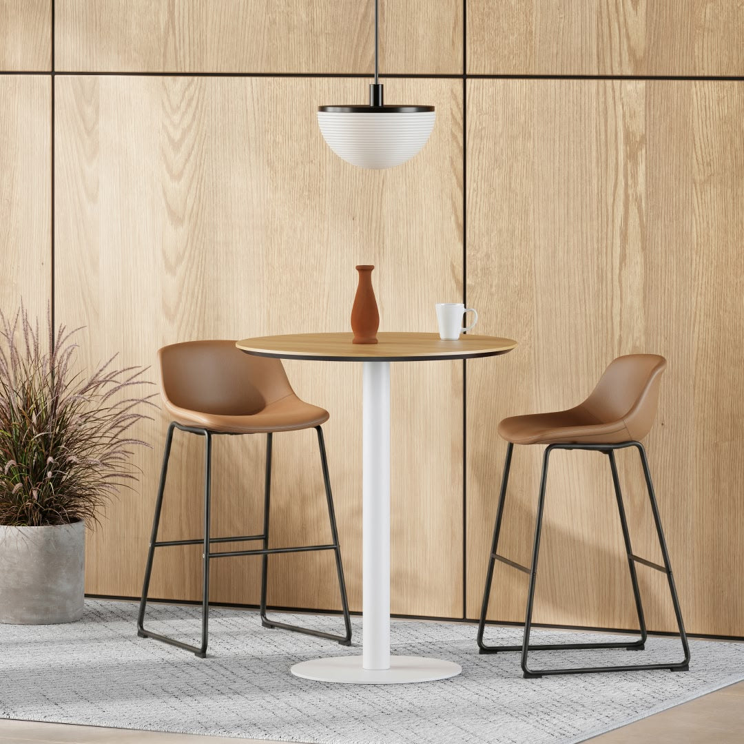 Color & Material:Bone; Height:Counter Height;