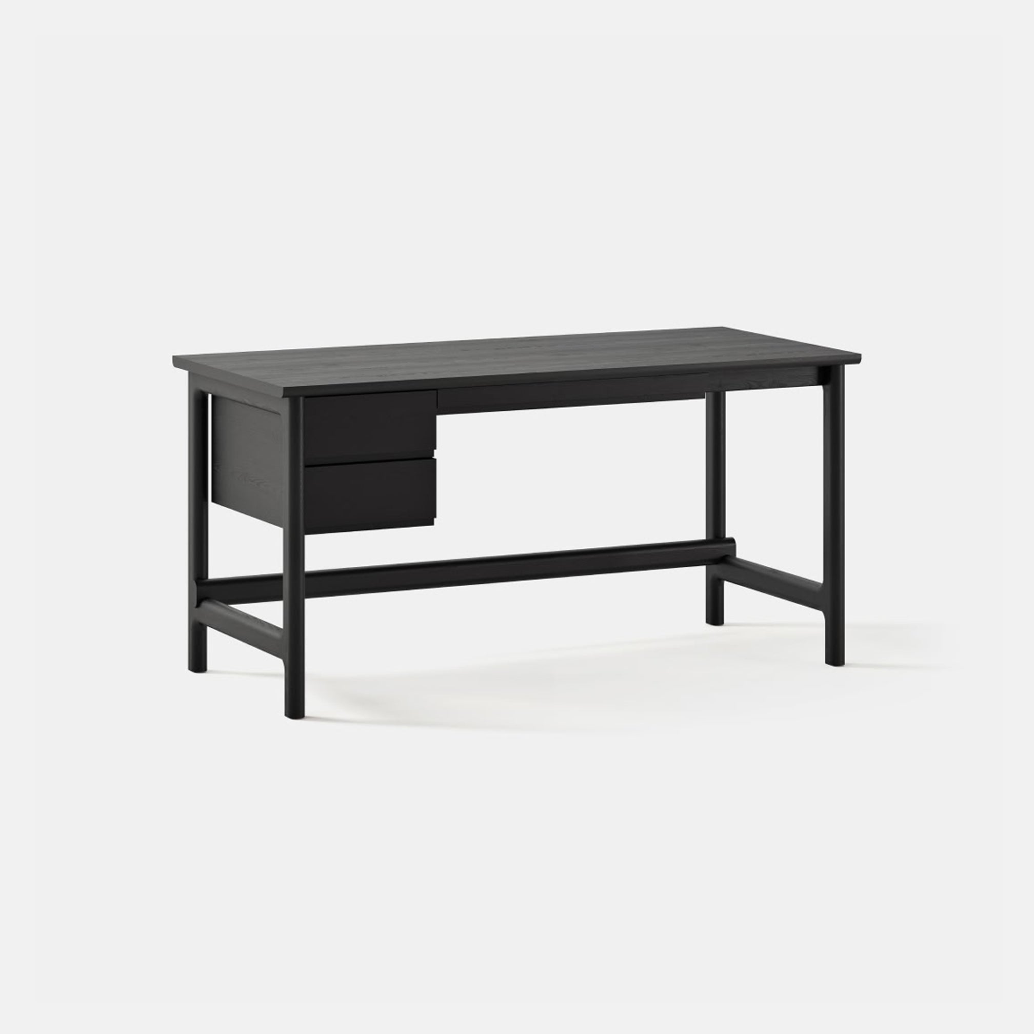 Top Color:Black Ash; Cabinet Drawers: One