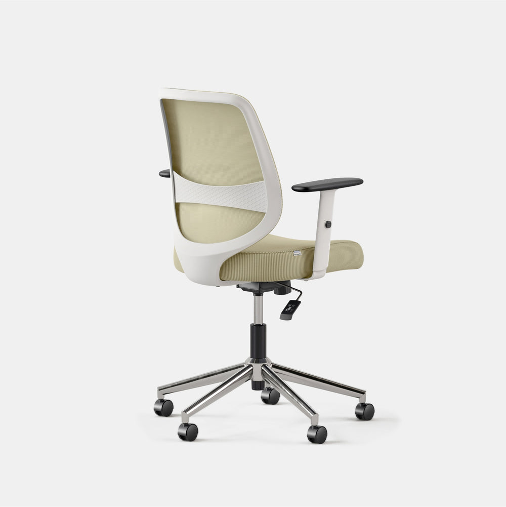 Seat Color:Linden Green; Frame Color:White; Size:Standard
