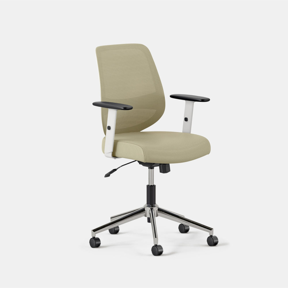 Seat Color:Linden Green; Frame Color:White; Size:Standard