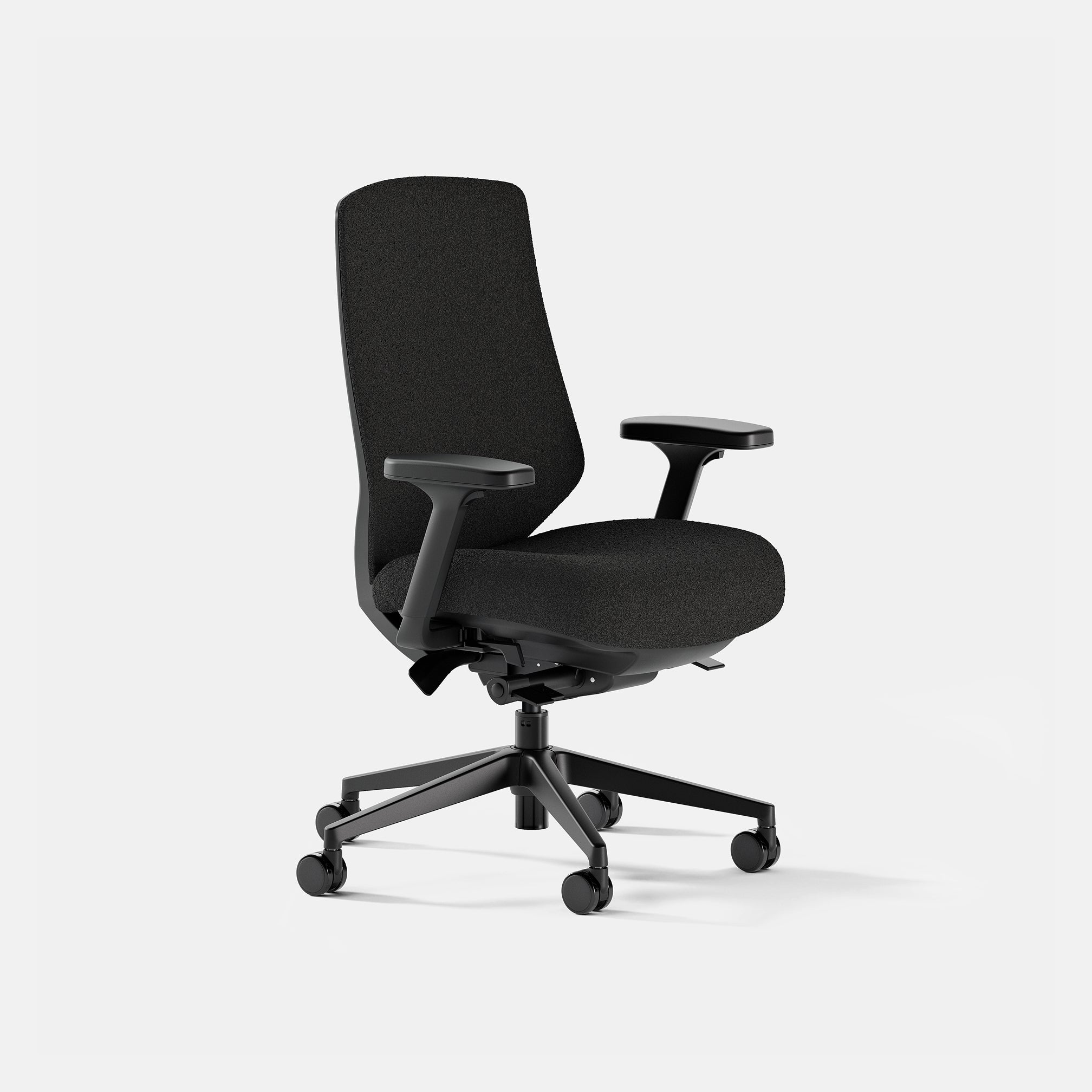 Color & Material: Black Boucle