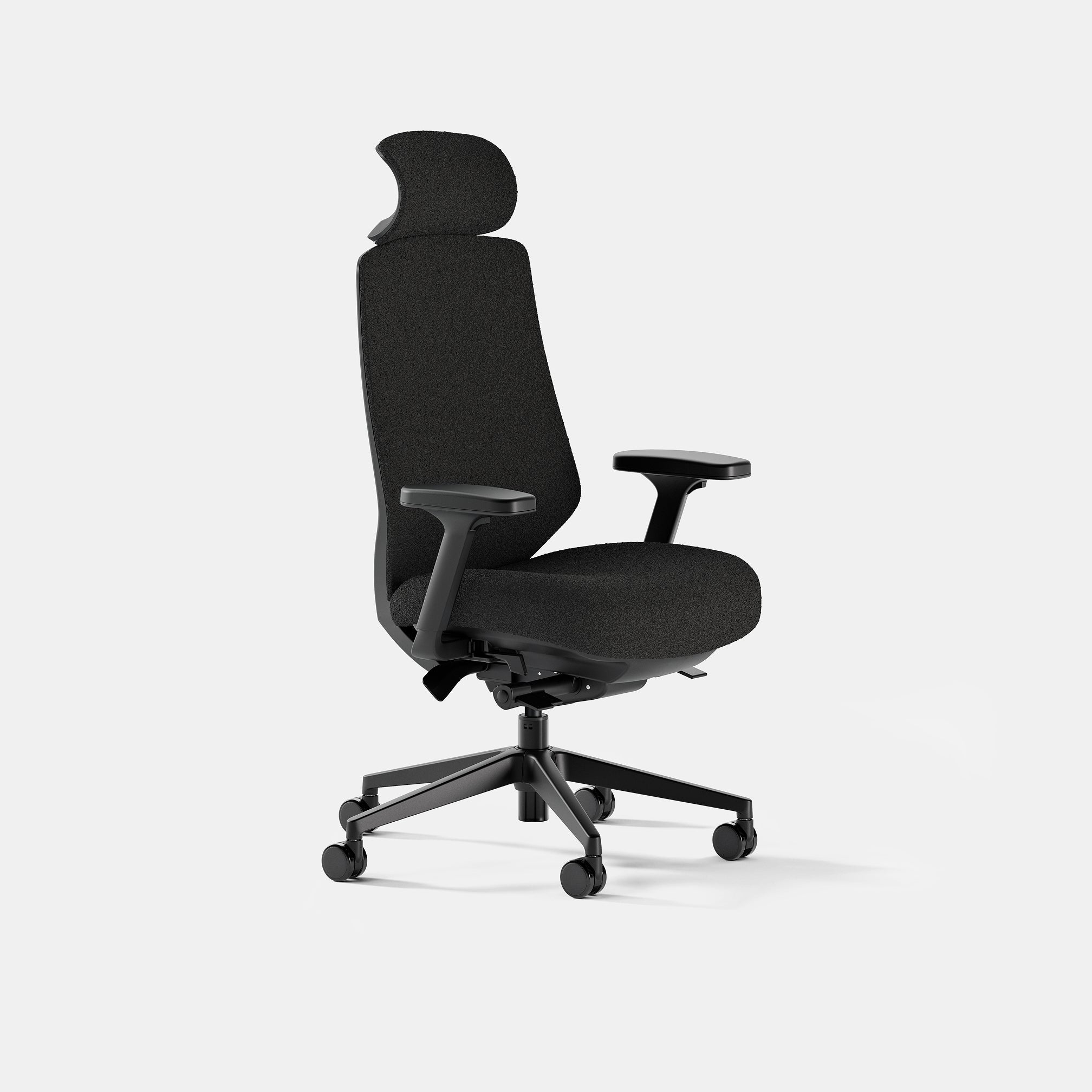 Color & Material: Black Boucle