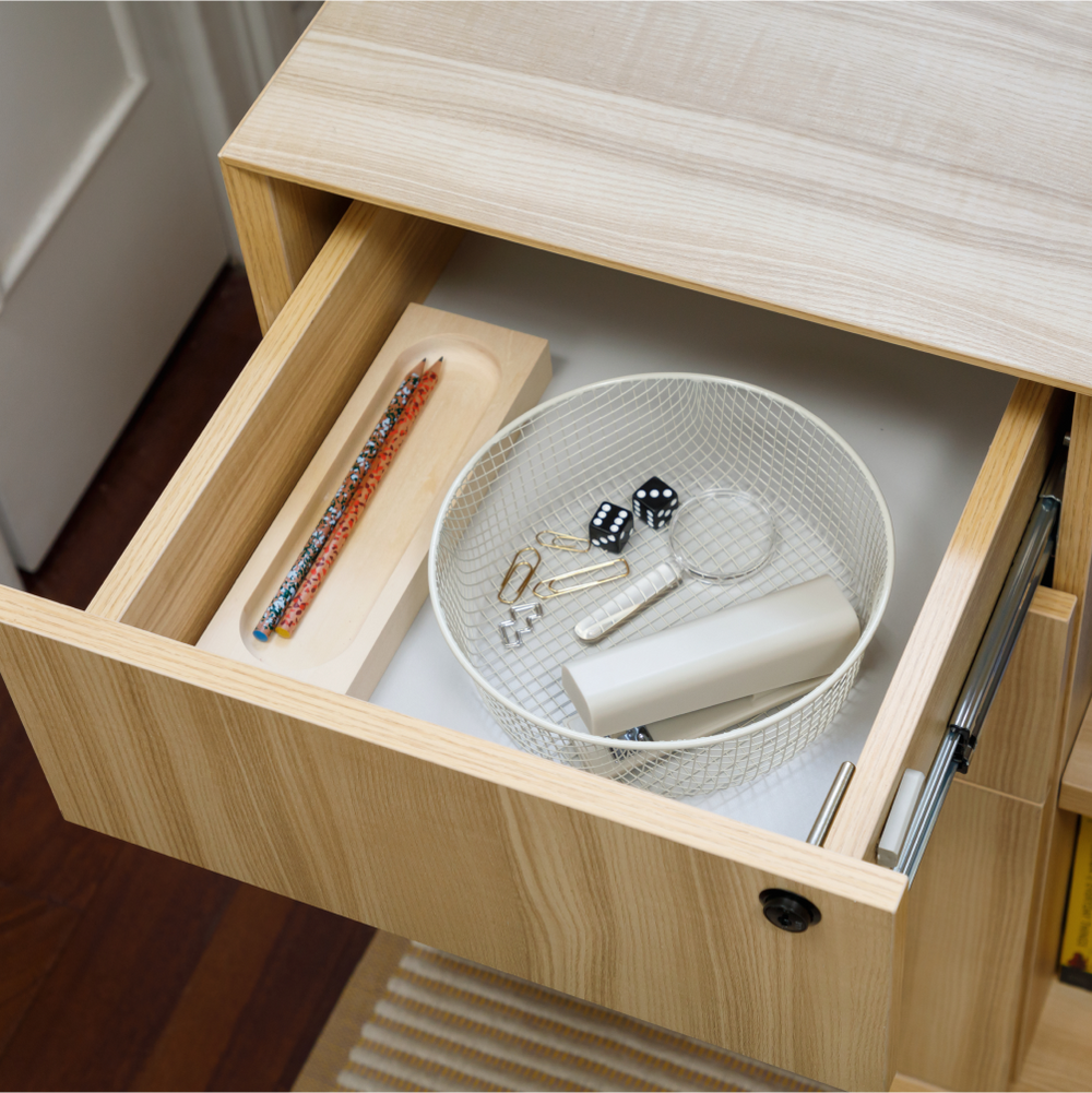 Kitchen Cupboard Table with Drawers and Cabinets, Wood Convertible