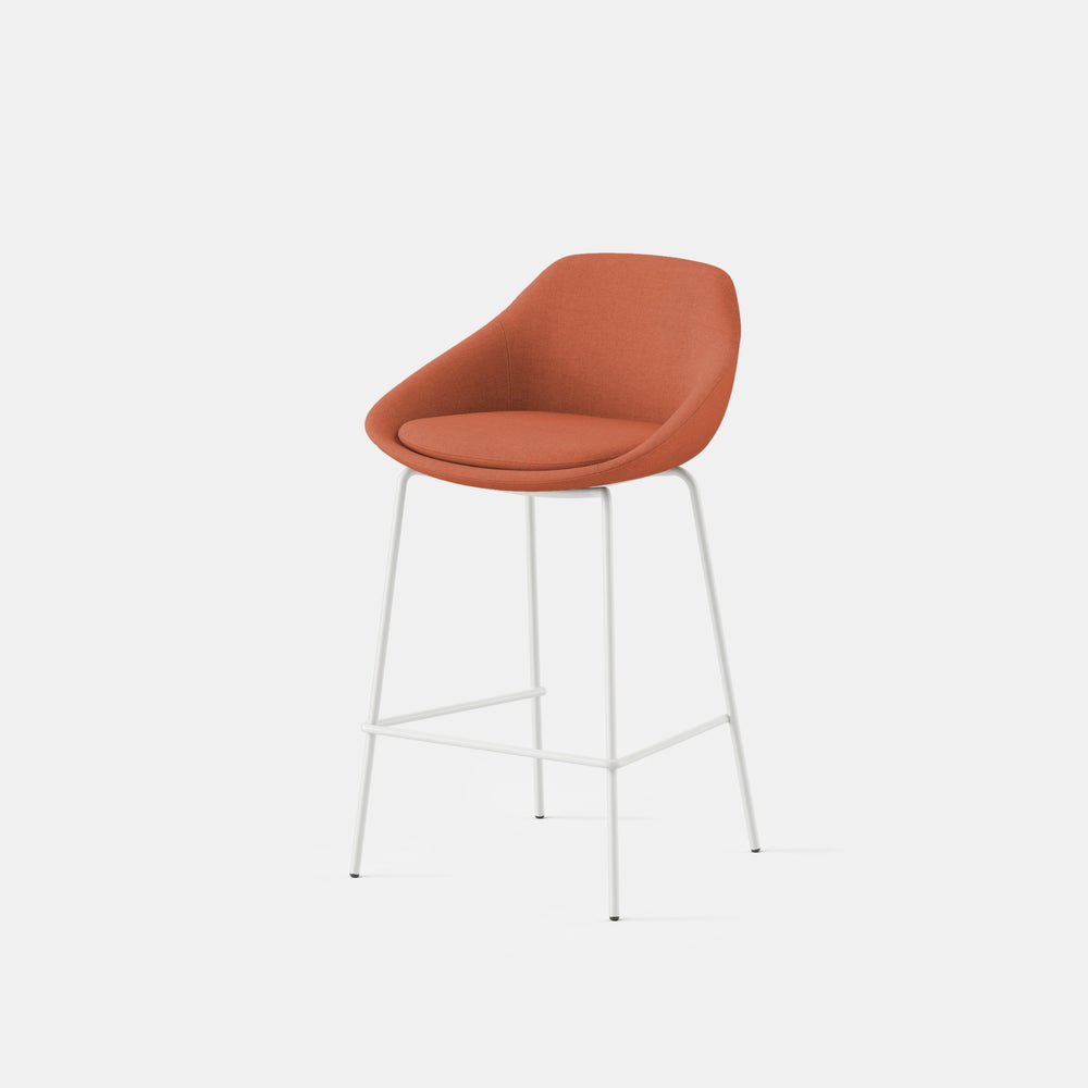Seat Color:Burnt Orange; Height:Counter Height;