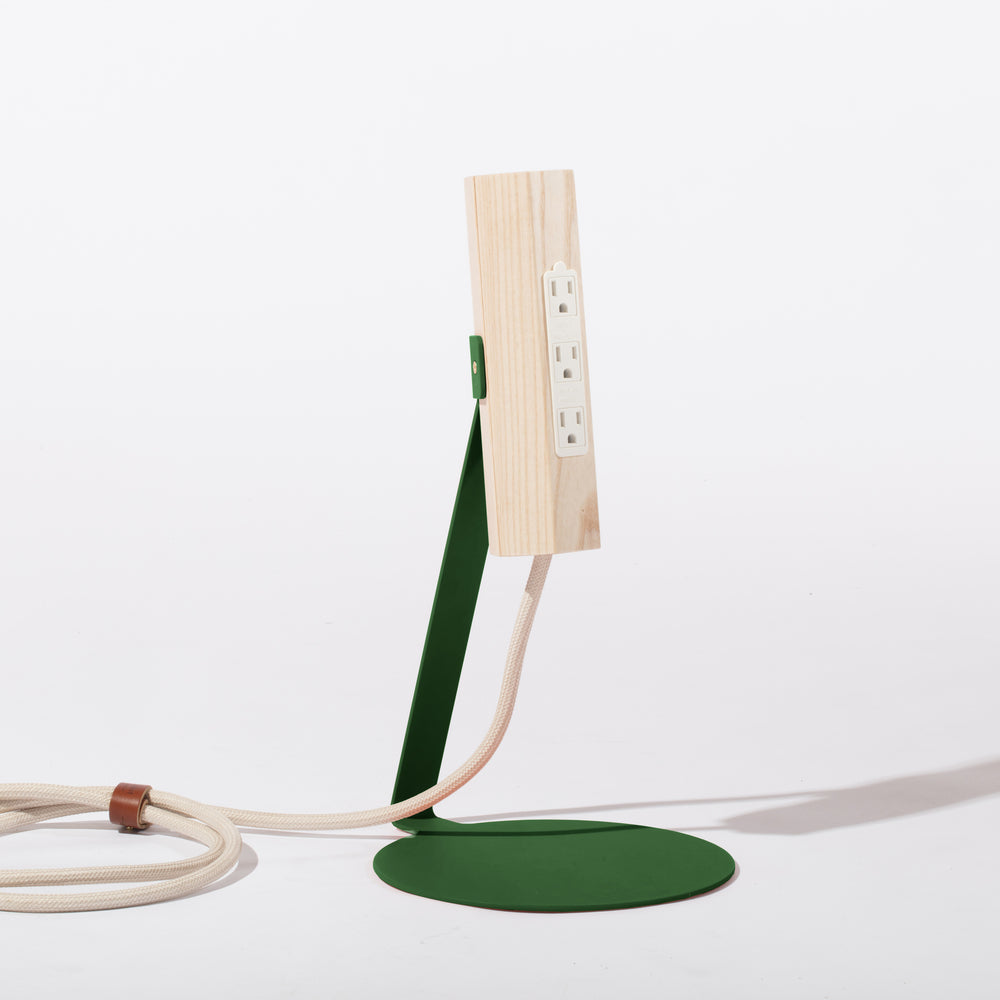 Stand Color:Moss; Cord Color:Ivory; Size:Standard
