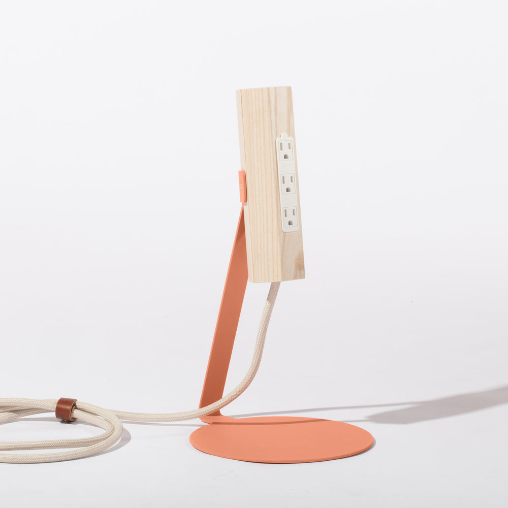 Stand Color:Terracotta; Cord Color:Ivory; Size:Standard