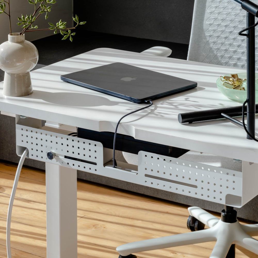 How To Organise Cables, Cords & Wires Under Desks - Desky USA